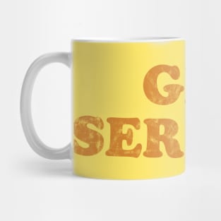 Get Serious - Retro - Yellow Mug